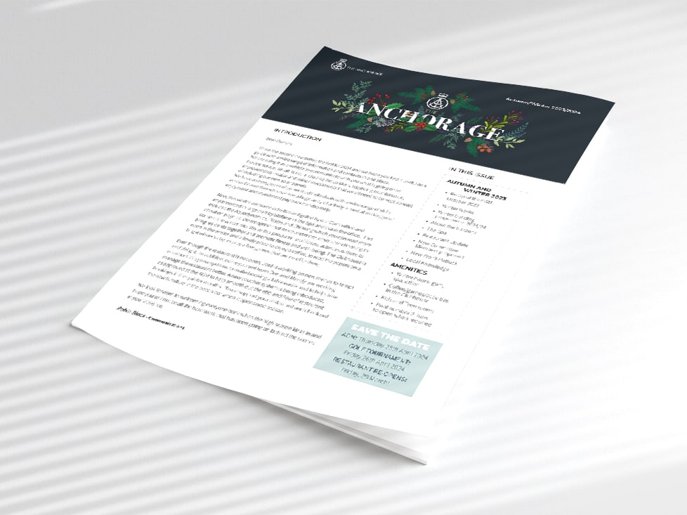 The Anchorage Newsletter Winter 2024